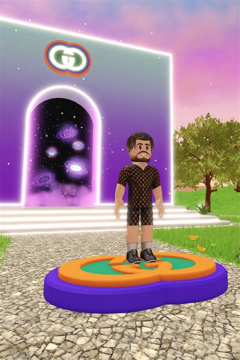 gucci roblox virtual world.